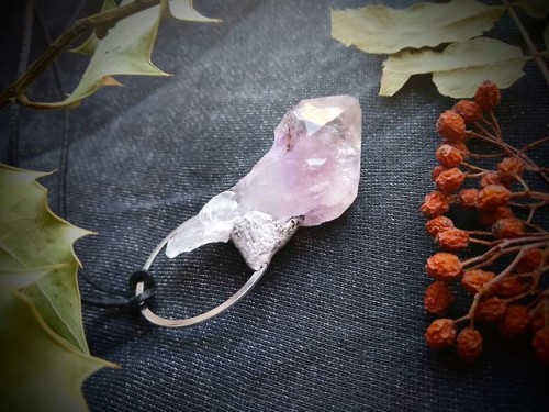 I added new unique crystal necklaces to my Etsy shop :)