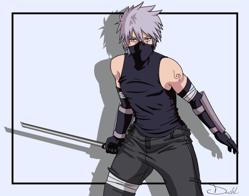 missanarky: After watching episode 469 I just had to draw Kakashis face! So, I updated the Anbu Kaka