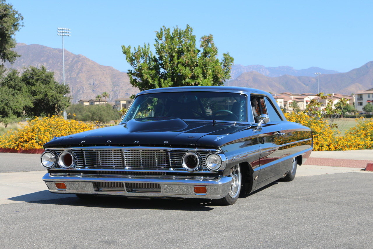v-eight-lover:Twofer Tuesday; ‘64 Galaxie, twin turbo 1000hp 482 “cammer”,