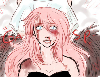 sort of the beginning of the AU related to this drawing (warning: long post/blood)            