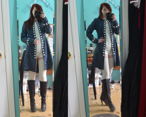 doxiequeen1:  Finished the jacket for my pirate costume. Took four days and fourteen hours of work. 