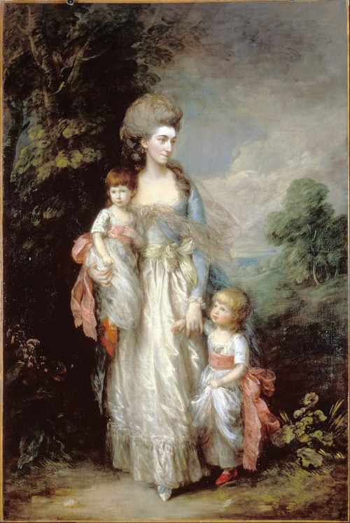 “Mrs. Moody and her two sons” by Thomas Gainsborough, 1779-80 