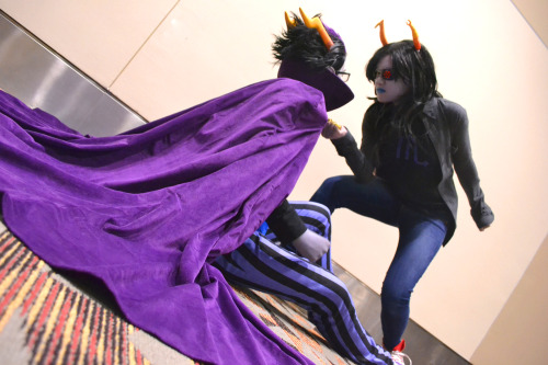 Eridan Ampora and Vriska Serket at Otakon 2013~ Eridan / Vriska / Photographer