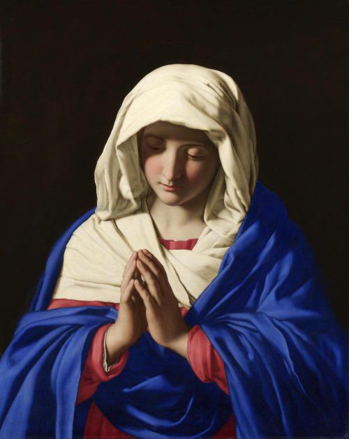 The Virgin Mary by Giovanni Battista Salvi da Sassoferrato (1640-1650)