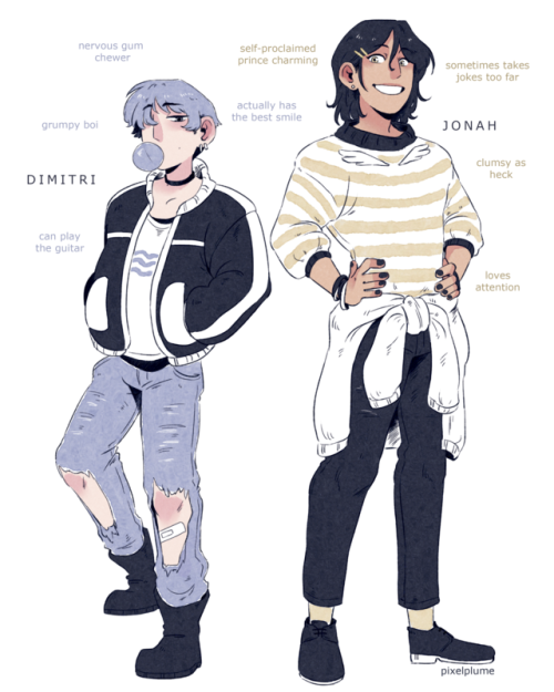 pixelplume:  Elemental boys(?) water and air