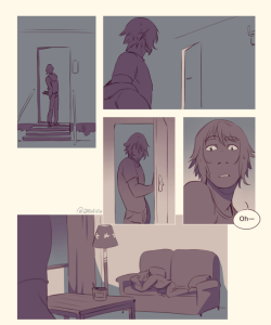 artofvio:Little paneling test for an AU where