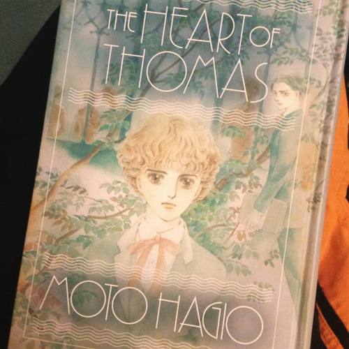 currently reading: Heart of Thomas by Moto Hagio. Luv that old school shoujo, luv dipping back into 