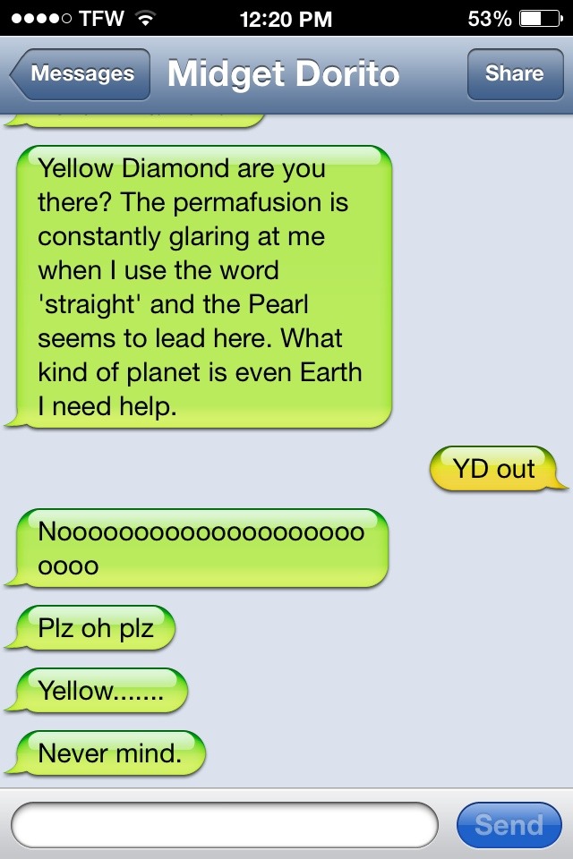 Peridot Straight Jokes herself into trouble and needs help  (Submitted by randomnessincuniverse)