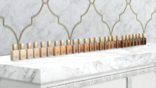 platinumluxesims: Estée Lauder Double Wear Deco Foundation First CC of the month Comes in 26 Swatche