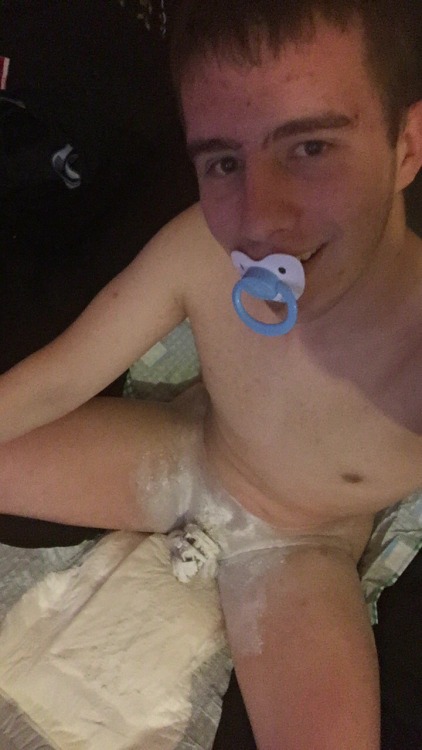 babyjamey:  My really really wet nappy that was from work and I had to change it 