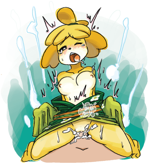hentai-leaf:More Isabelle from Animal Crossing, by various artists.