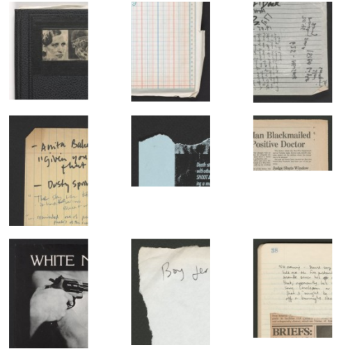 sangbleu: Thanks to New York University’s Fales Library the journals of multimedia artist and 