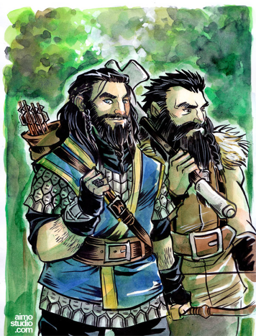 danceswithwargs: momochanners: SEASONS: Summer - Prince Thorin &amp; Young Dwalin This is a