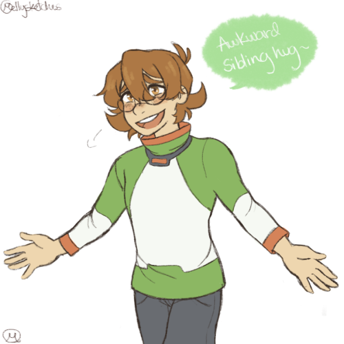 mellysketches:I headcanon that Lance and pidge form a sibling relationship becuase both of them miss