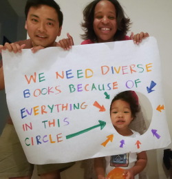 nicolayoon:  There’s a social media campaign going on right now to spread the word on why we need more diversity in our books. It’s really fantastic and inspiring and I am so proud to be a part of it. You can learn more about it here and here. As