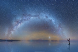 the-wolf-and-moon:  Milky Way Over Bolivian Salt Flats