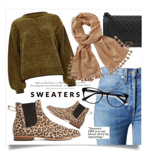 Ca usual Sweater Day by stylemaven2 featuring short heel boots ❤ liked on PolyvoreRiver Island ballo