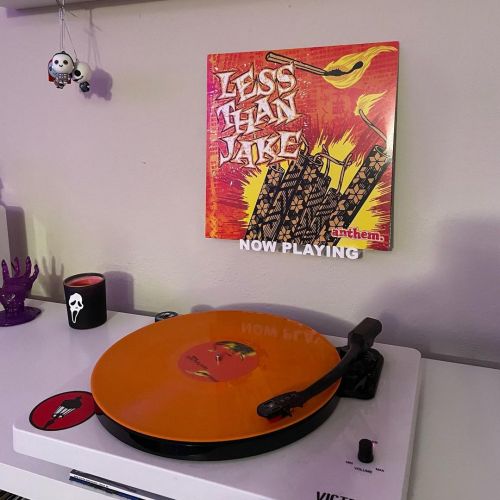 Less Than Jake : Anthem 2003 Third Pressing Fire Orange Sire RecordsSmart Punk records #lessthanja