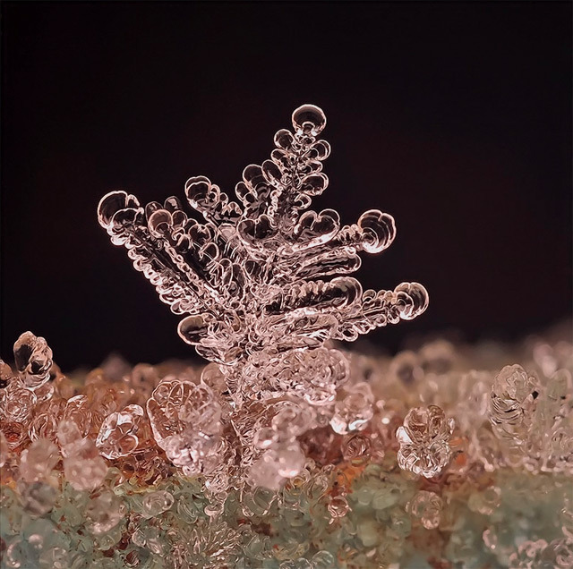 the-star-stuff:  Remarkable Macro Photographs of Ice Structures and Snowflakes Russian