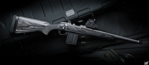 taktik-kewl:  Ruger Gunsite Scout Rifle by Threedi on Flickr.