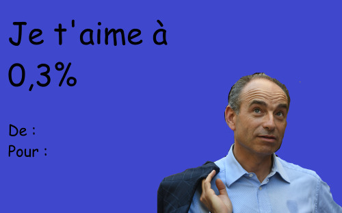 onestenrepublique: Valentine card meme, french politicians edition.