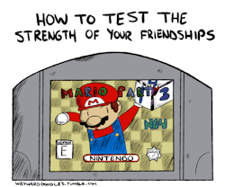 waywarddoodles:  Friendships are pushed to their limits in these games  