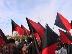 problematiquesean:  Anarchist flags. 