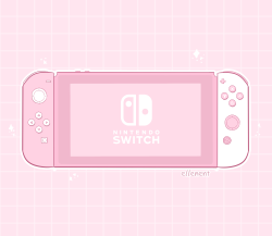 ellenent:pastel pink nintendo switch