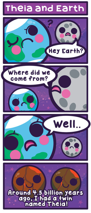 cosmicfunnies: This is the second week of Earth awareness month! This week’s entry: Theia