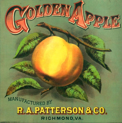 Golden Apple, manufactured by R.A. Patterson &amp; Co., Richmond, Va. Richmond, Va. : A. Hoen &a