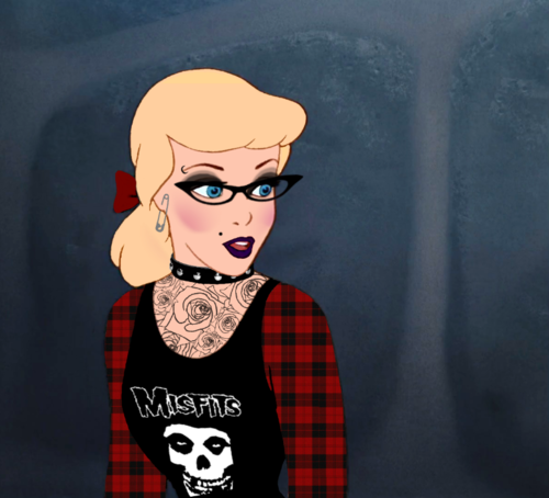 Disney princesses punk version.