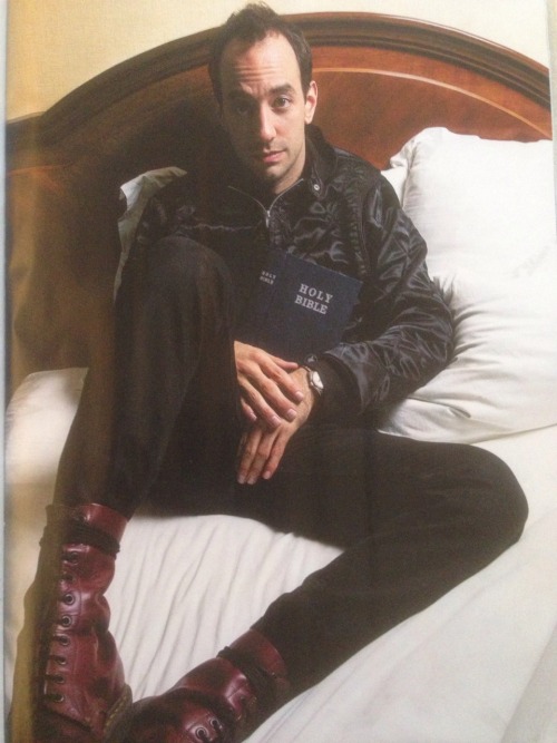 ughfabmoretti: whileshesasleep: Albert Hammond Jr in Rock&amp;Folk Feb’14 holy shit