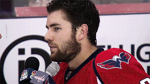 Hockey Players With Pets (And Other Animals) — Tom Wilson with two
