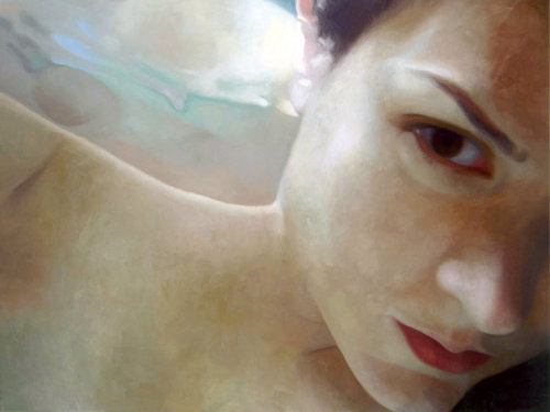 nessacorona-designer:  Alyssa Monks [X] La pintora norteamericana Alyssa Monks, con sólo 36 años, es considerada una de las artistas más realistas de la plástica contemporánea por su perfección a la hora de plasmar la piel bajo efectos del vapor,