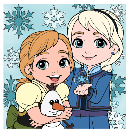 Child Elsa and Anna ❄️️*PLEASE DO NOT REPOST WITHOUT PERMISSION