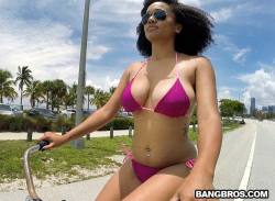 hdbangbros:  Nude Bicycle Ride! #JulieKay
