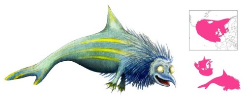 ZiphiusAn owl-fish creature?What on earth could this have been?Password is swordfish.abookof
