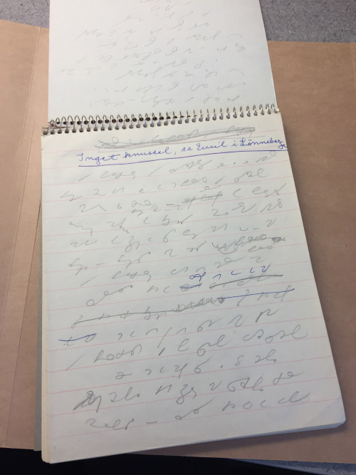 Any code-breakers out there? Astrid Lindgren wrote her manuscripts in Swedish and shorthand!Astrid L