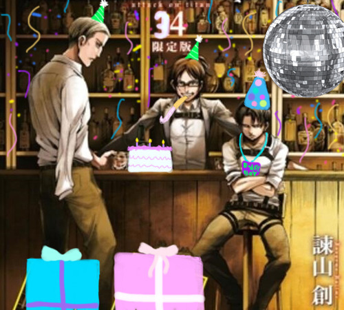 ackersexual:  I love the new snk cover like it looks like Levi invited a bunch of