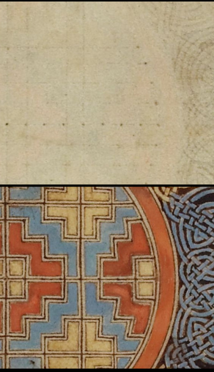 eadfrith:So How Did He Do It ?Folio 94v from The Lindisfarne Gospels The Decorated Carpet page intro