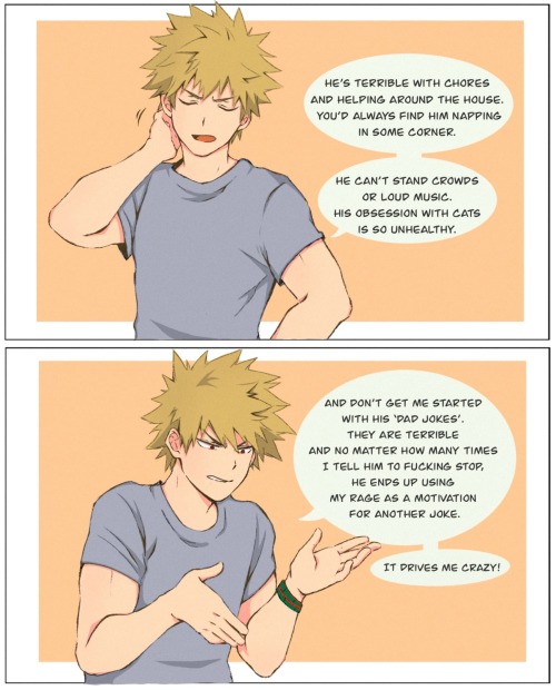 an interview with Bakugou! They just had to ask about his love life too (●´□`)♡