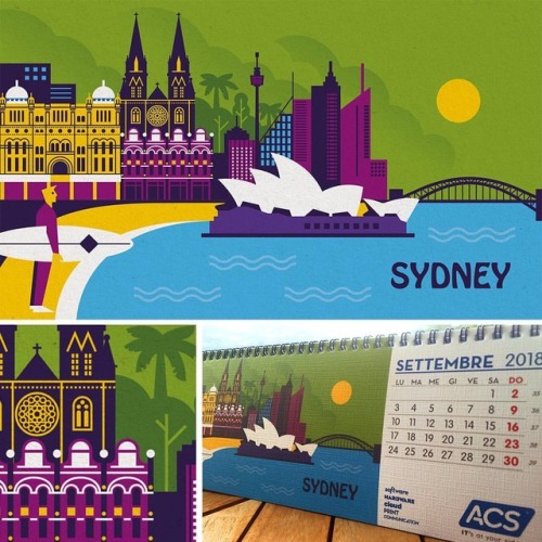 Sydney for ACS 2018 calendar. . . . #sydney #city #calendar #2018 #surf #bondibeach #SydneyOperaHo