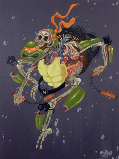 millennium-falcor: Dissection of the Teenage Mutant Ninja Turtles by Nychos