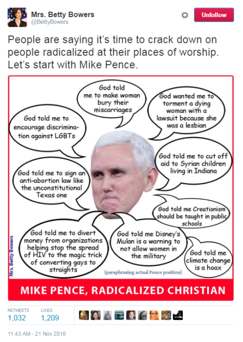 SourceQuotes paraphrasing actual Mike Pence positionsYou can find the Pence’s receipts here