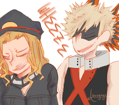 tuesyays-art:bakugou and camies relationship is the equivalent to that one vine 