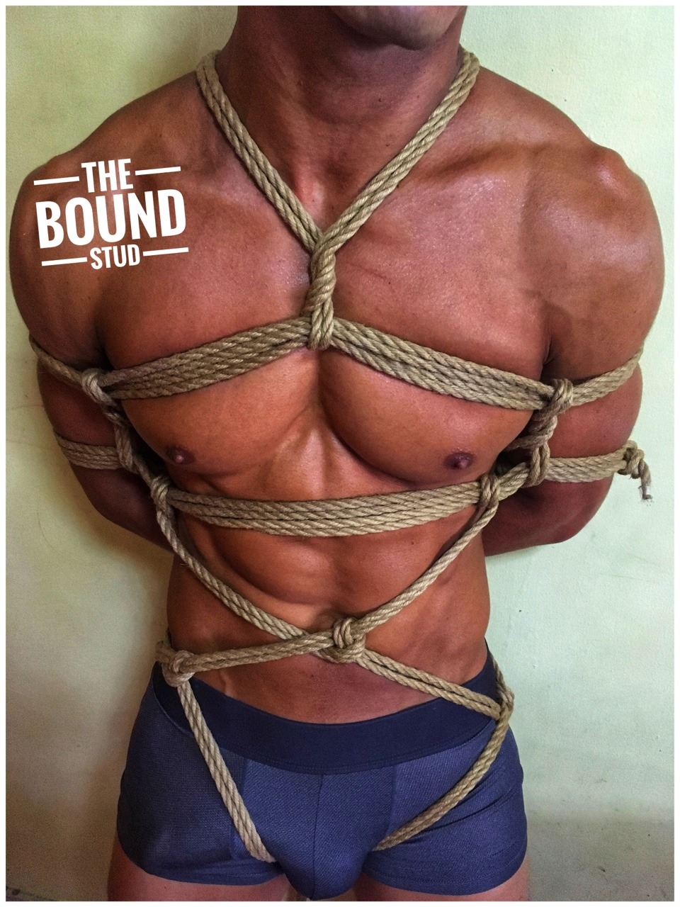 tieduptee:  theboundstud:  He felt something growing in his groin as the ropes was