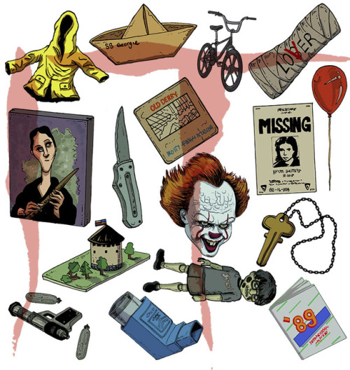 Hi, just now finished my new “IT” movie inspired fabric pattern.