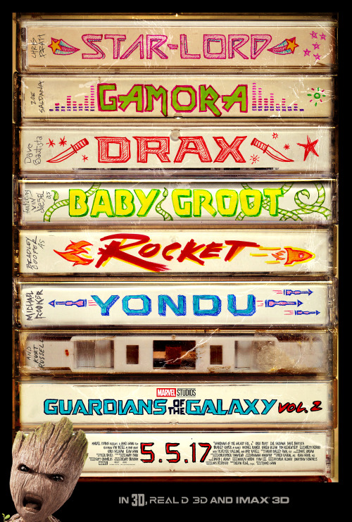 marvelentertainment:Hit play. Check out the new Marvel Studios’ “Guardians of the Galaxy Vol. 2” pos