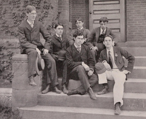 yeoldenews:The Phillips Academy yearbook committee is about to drop the hottest album of 1894.