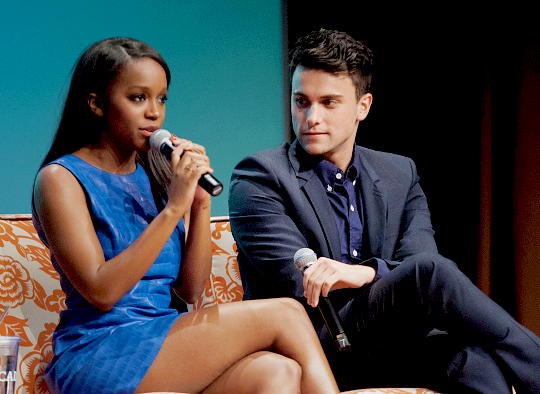 stydiaislove: Jack Falahee and Aja Naomi King attends TVfest 2015